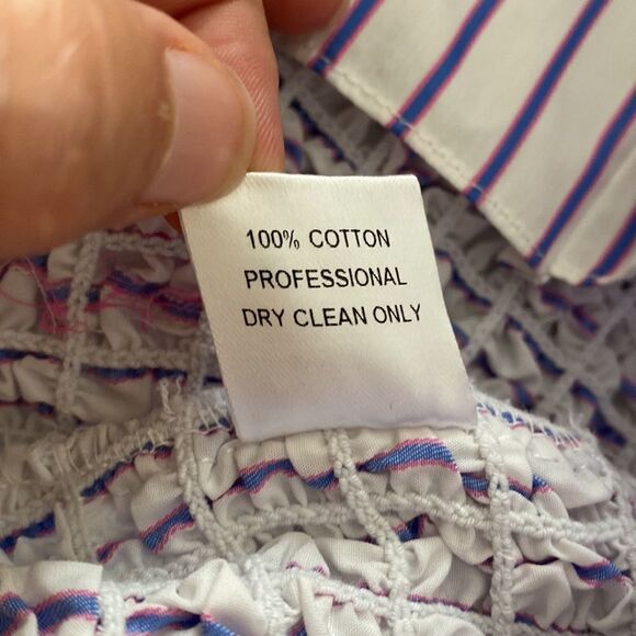 nwt Petersyn Benson Hatter Smocked Mini Dress - Picture 10 of 10